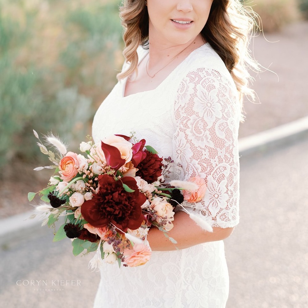 White Lace Wedding Dress